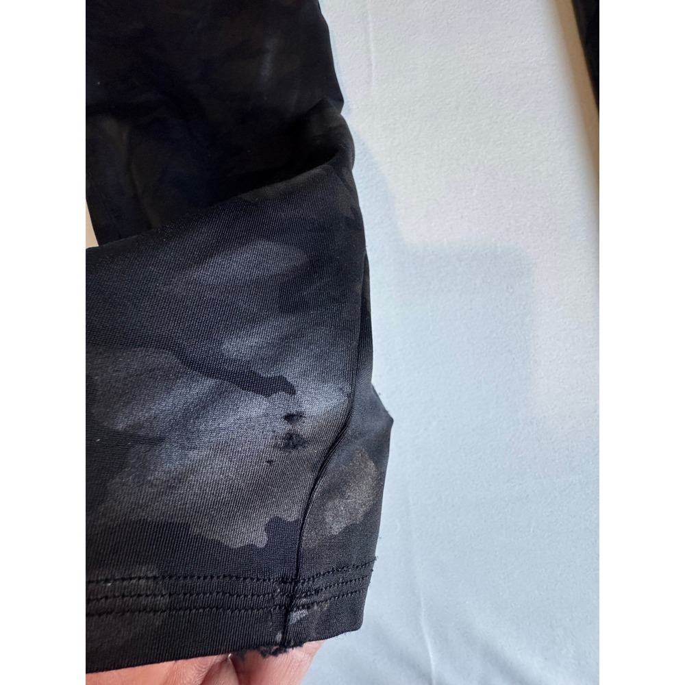 Spanx Faux Leather Camo Leggings Black High Waisted 1XL Camouflage Pants - Picture 14 of 14